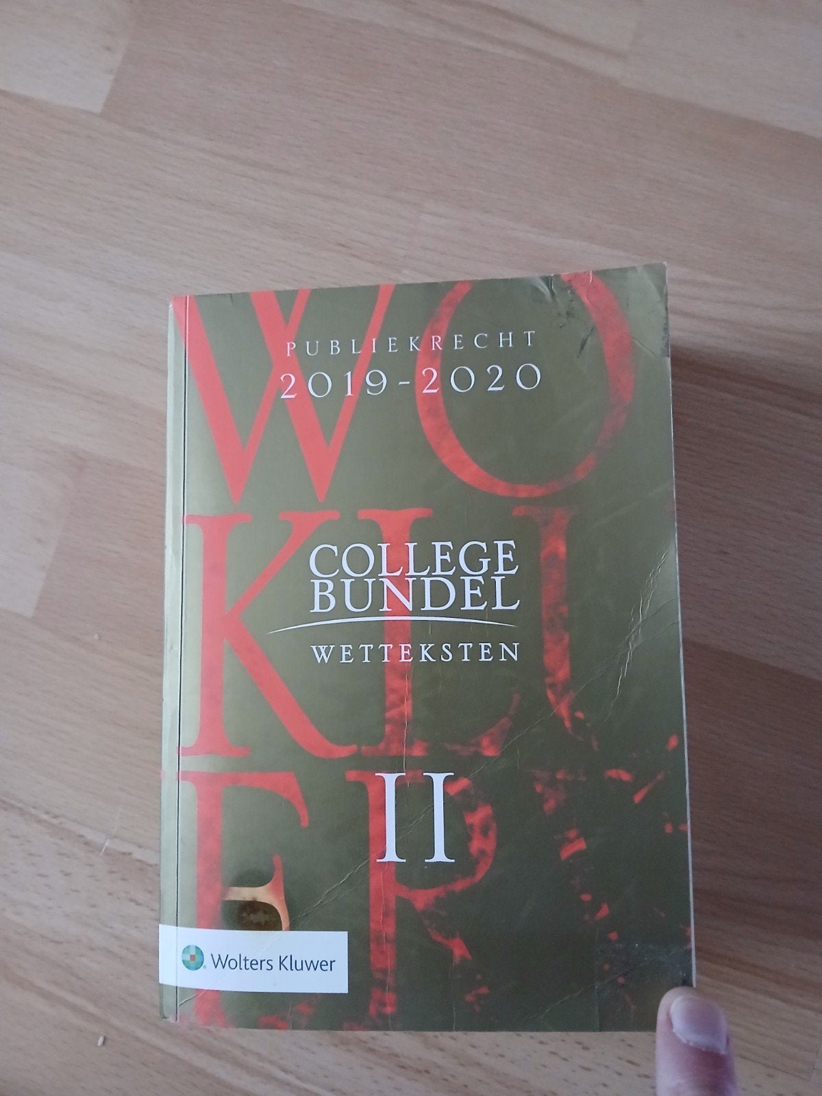 Collegebundel 2019-2020 Publiekrecht II, Zo goed als nieuw, Wolters Kluwer, Gamma, HBO