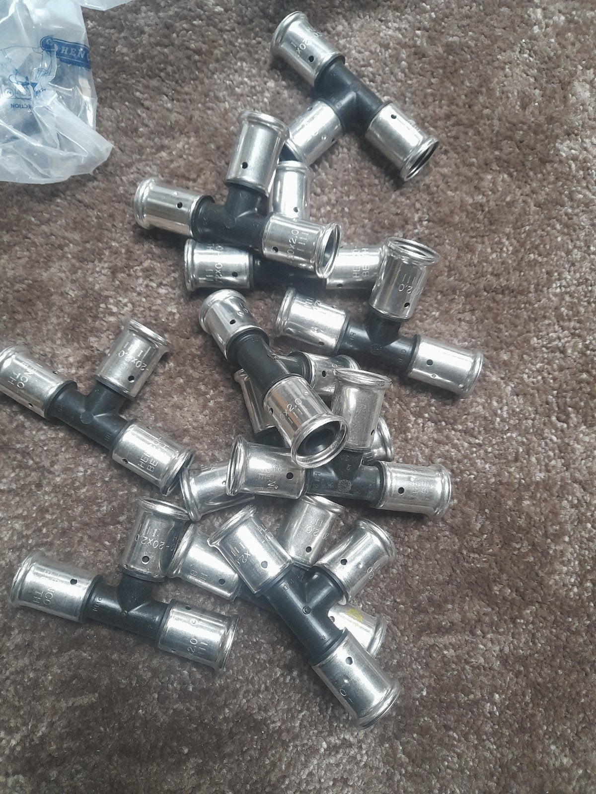 henco perskoppelingen 20×2 nieuw, Ophalen, Nieuw