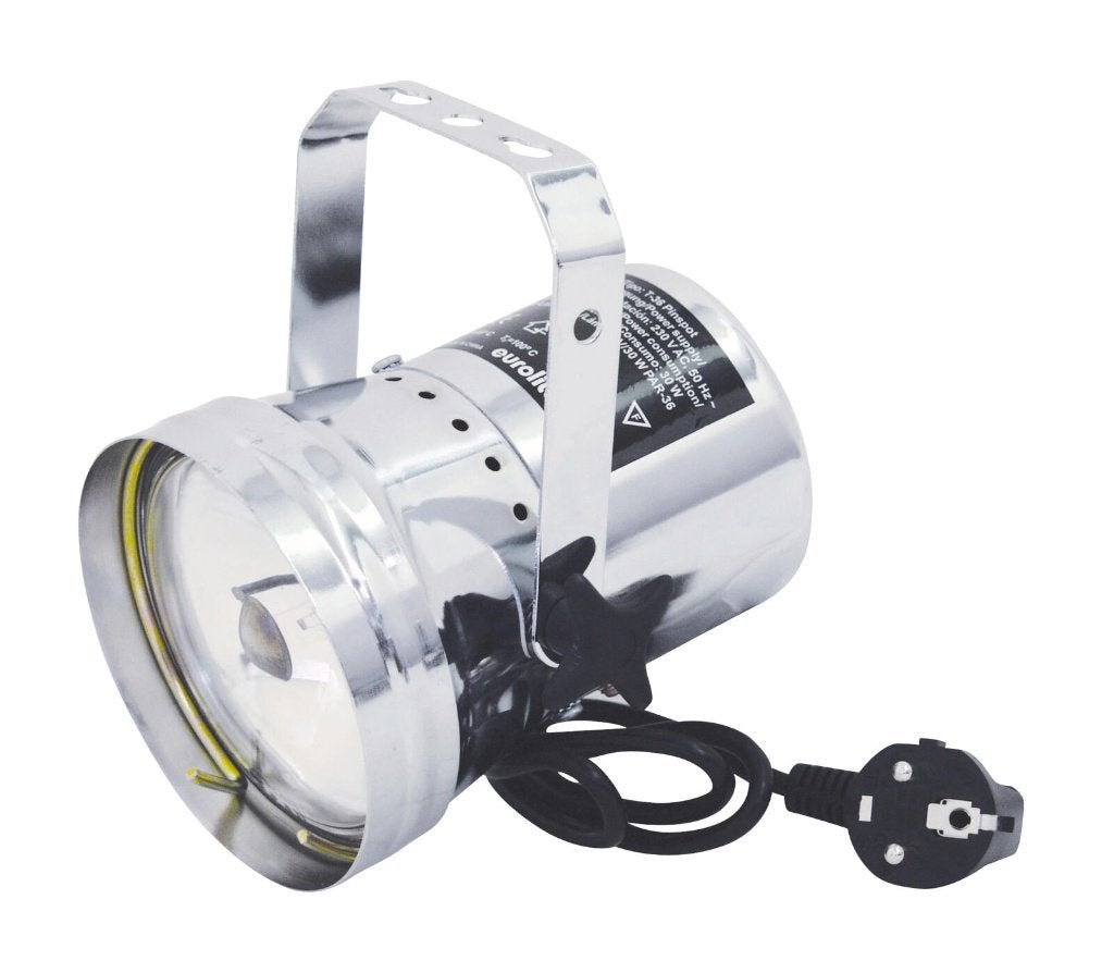 EUROLITE T-36 Pinspot with Plug silver, Geluidgestuurd, ., Nieuw, Ophalen of Verzenden