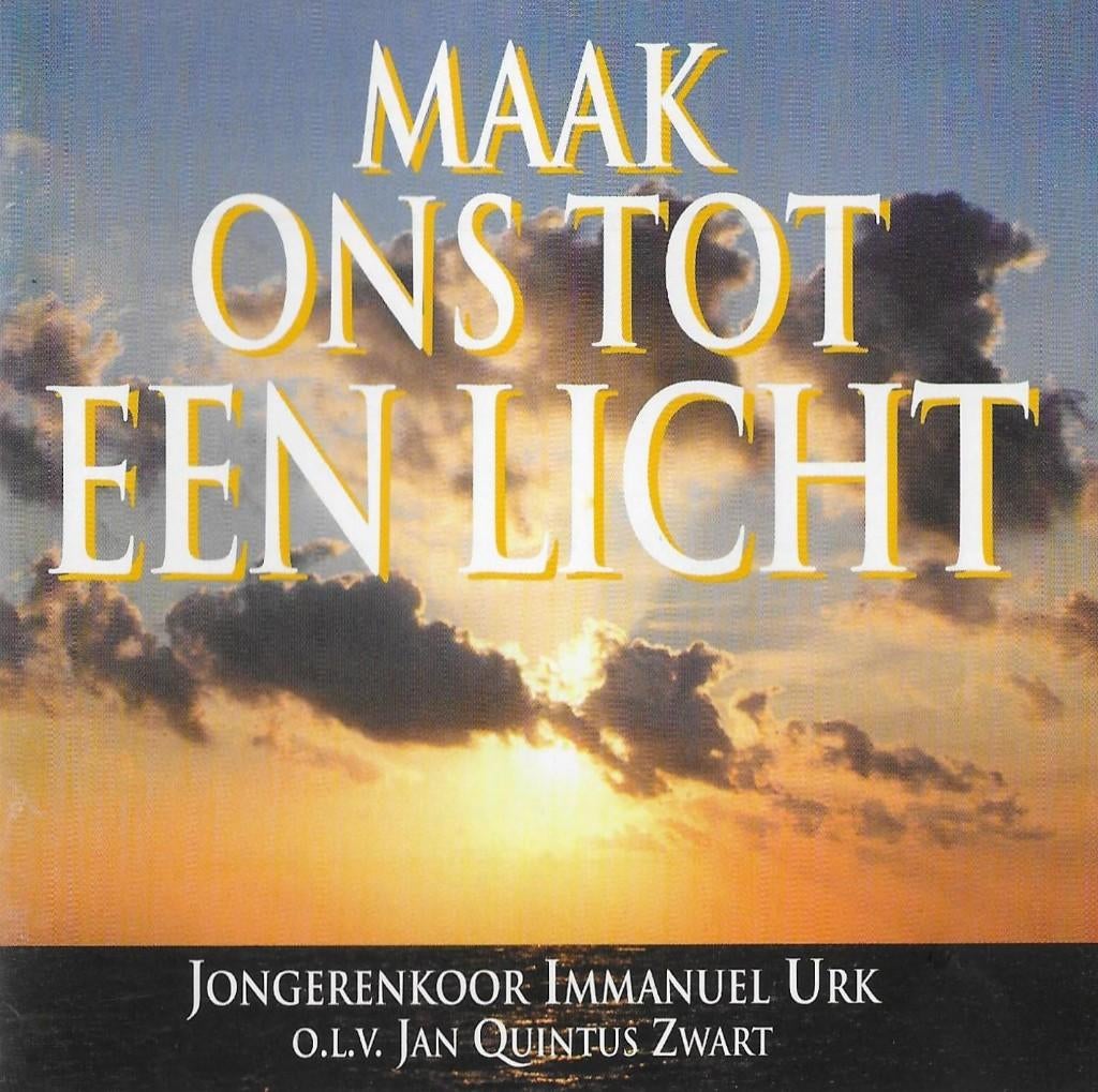 JONGERENKOOR IMMANUEL URK - MAAK ONS TOT EEN LICHT., Ophalen of Verzenden, Zo goed als nieuw, Koren of Klassiek