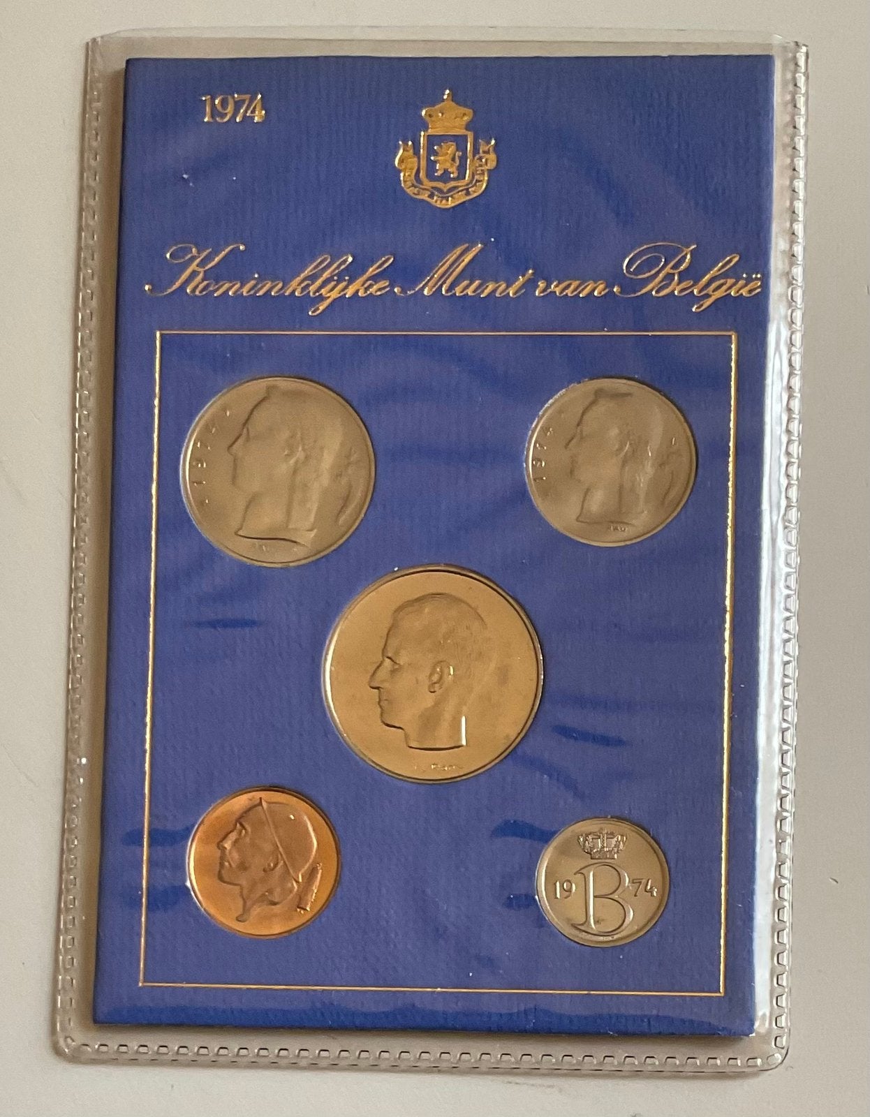 Munten - België Jaarset 1974, Ophalen of Verzenden, België, Setje