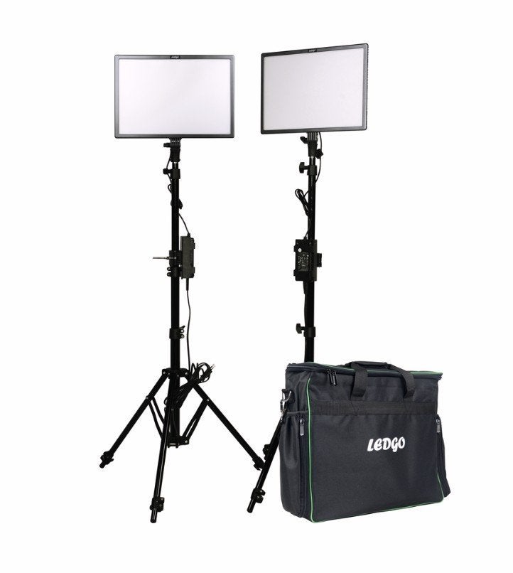 LEDGO LG-E268C Bi-Color LED verlichtingsset incl statieven, Belichting, Ophalen of Verzenden, Zo goed als nieuw