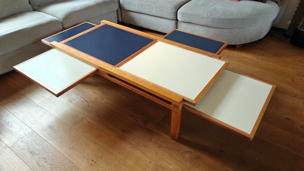 Vintage Salontafel "Hexa" van Bernard Vuarnesson, Gebruikt, 100 tot 150 cm, Overige vormen, Minder dan 50 cm
