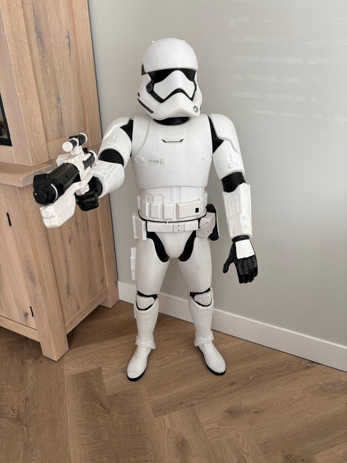 XXXL Star Wars Stormtrooper met geluid en beweging, Ophalen of Verzenden, Zo goed als nieuw, Actiefiguurtje