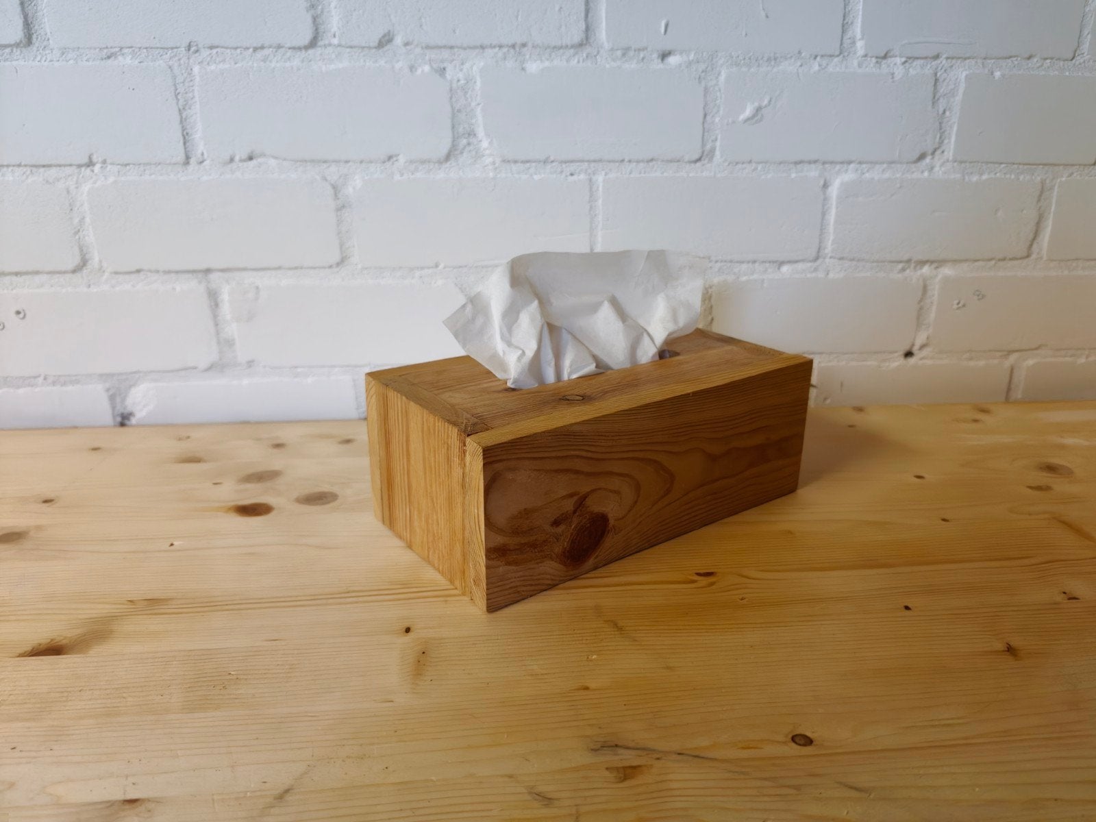 Tissuedoos dispenser op maat gemaakt van pallethout., Ophalen of Verzenden, Nieuw