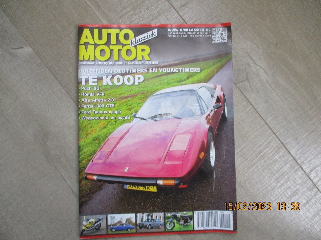 Automotor Klassiek -- Jaargang 2012 --  SALE !!, Ophalen of Verzenden, Zo goed als nieuw, Algemeen