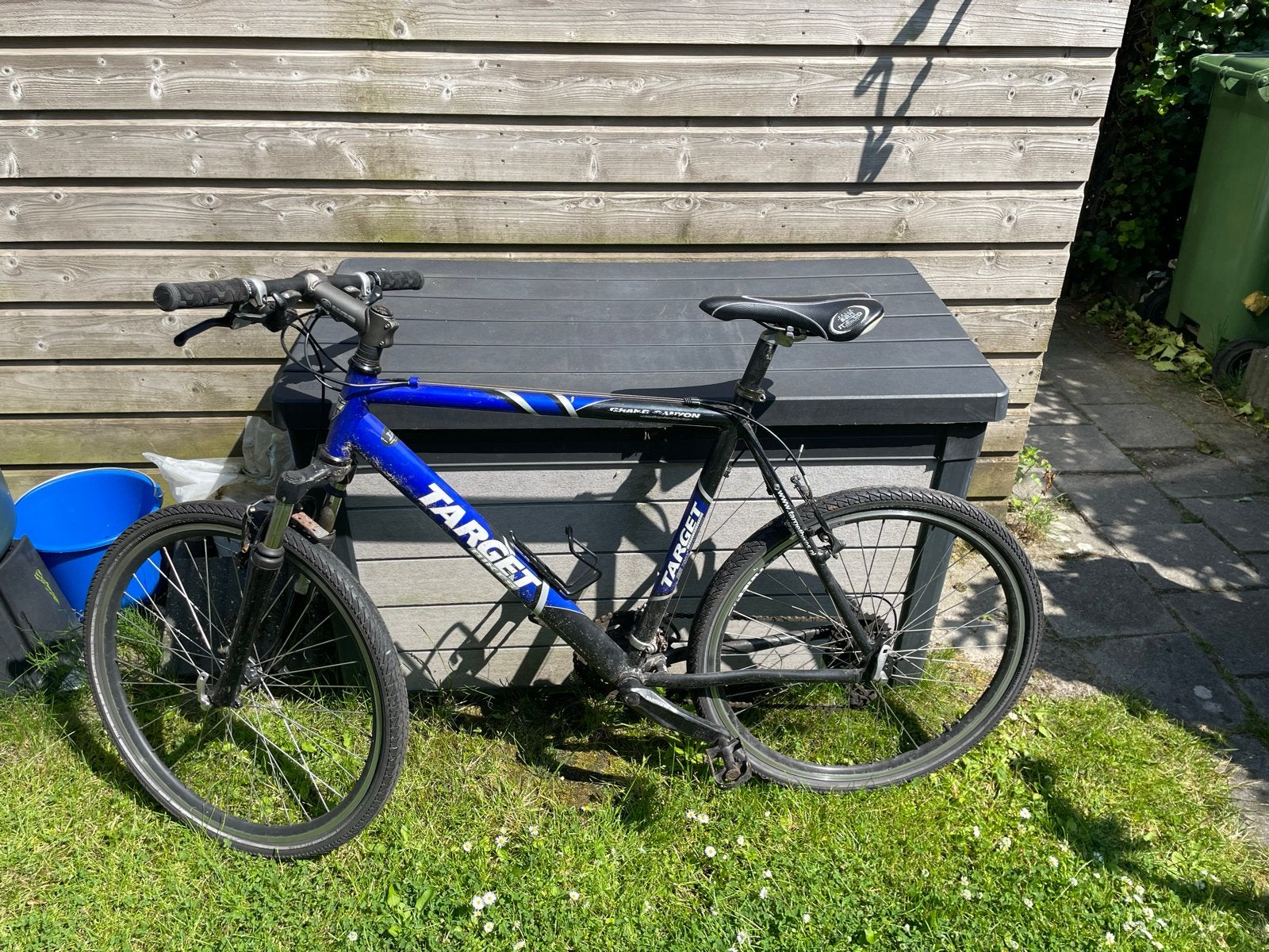 Target Mountainbike - Blauw/Zwart opknapper, Gebruikt, Hardtail, 53 tot 57 cm, Ophalen