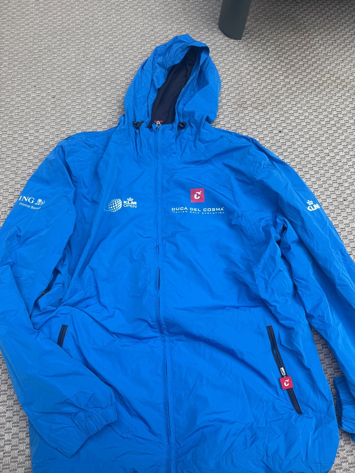 KLM Open - Golf Regenjas - L - Duca Del Cosma, Ophalen of Verzenden, Zo goed als nieuw, Kleding