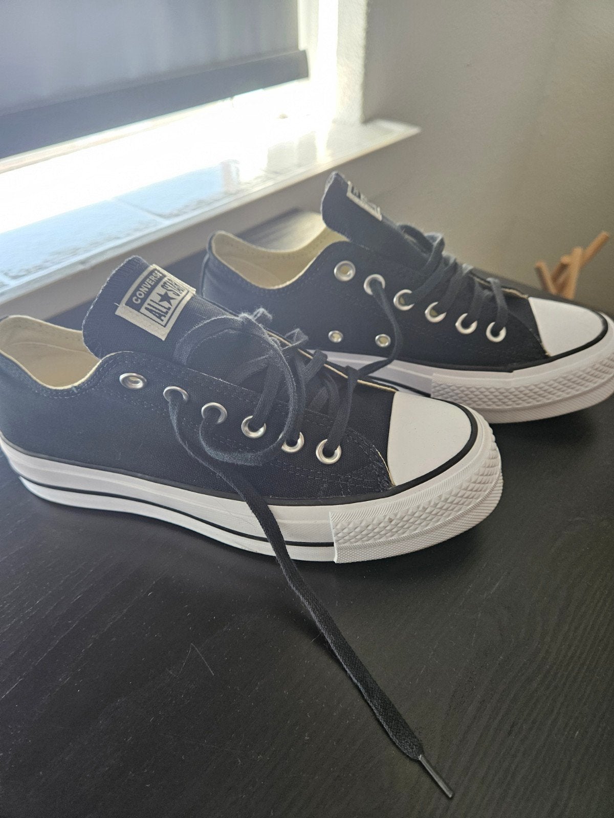Converse All Stars sneakers platform, Kleding | Dames, Schoenen, Verzenden, Zwart, Converse All Stars, Sneakers of Gympen