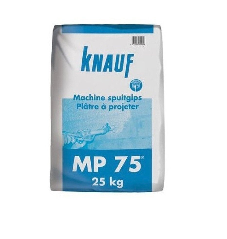 2x Knauf MP 75 stuc pleister ongebruikt 25 kg, 20 liter of meer, Ophalen, Nieuw