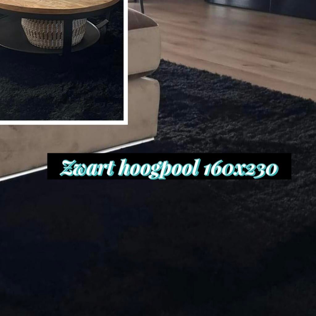 Megagrote opruiming van vloerkleden. Wees er snel bij., Zwart, 150 tot 200 cm, Ophalen of Verzenden, Rechthoekig