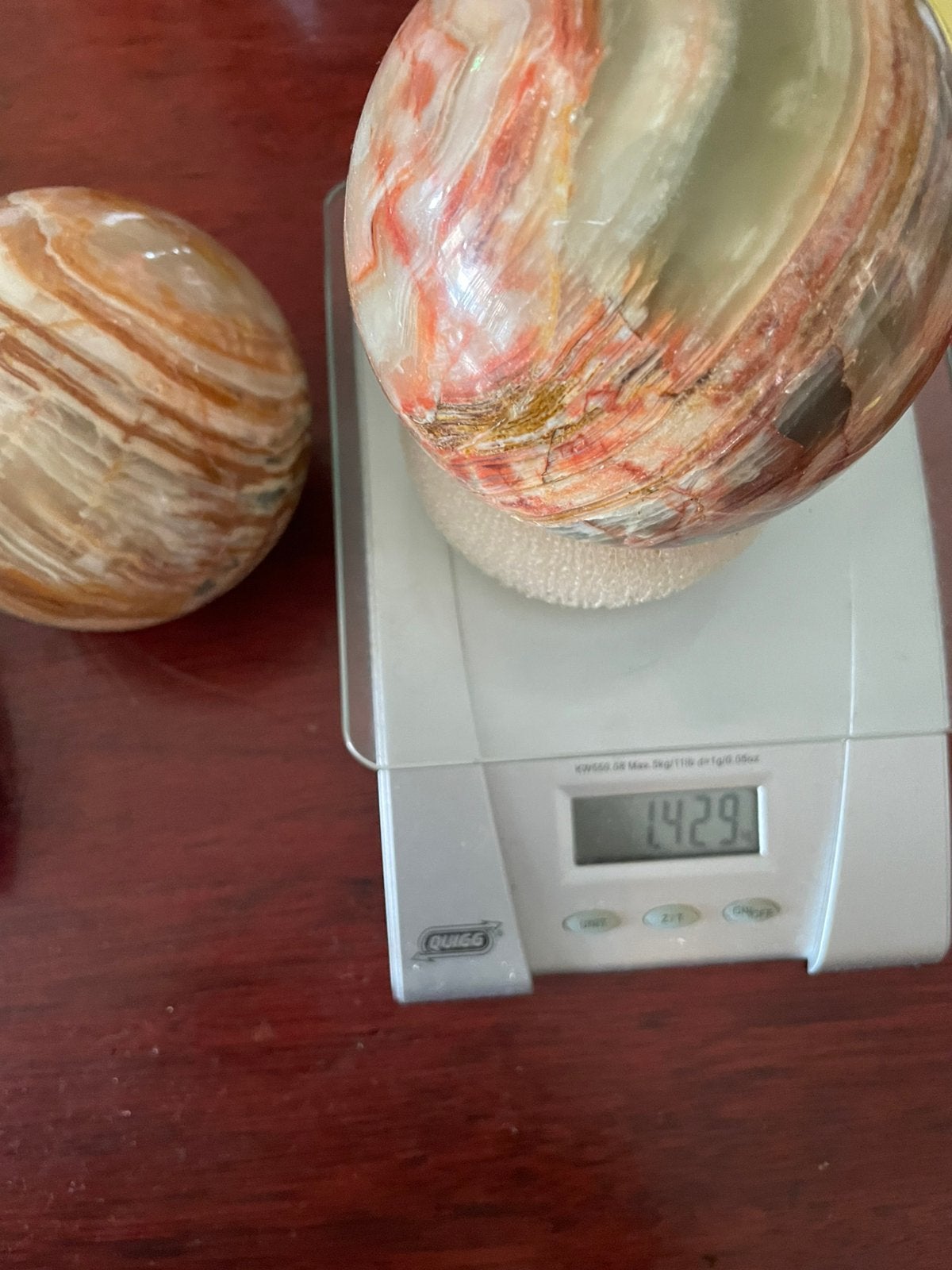 Onyx marmer bollen, Ophalen, Zo goed als nieuw