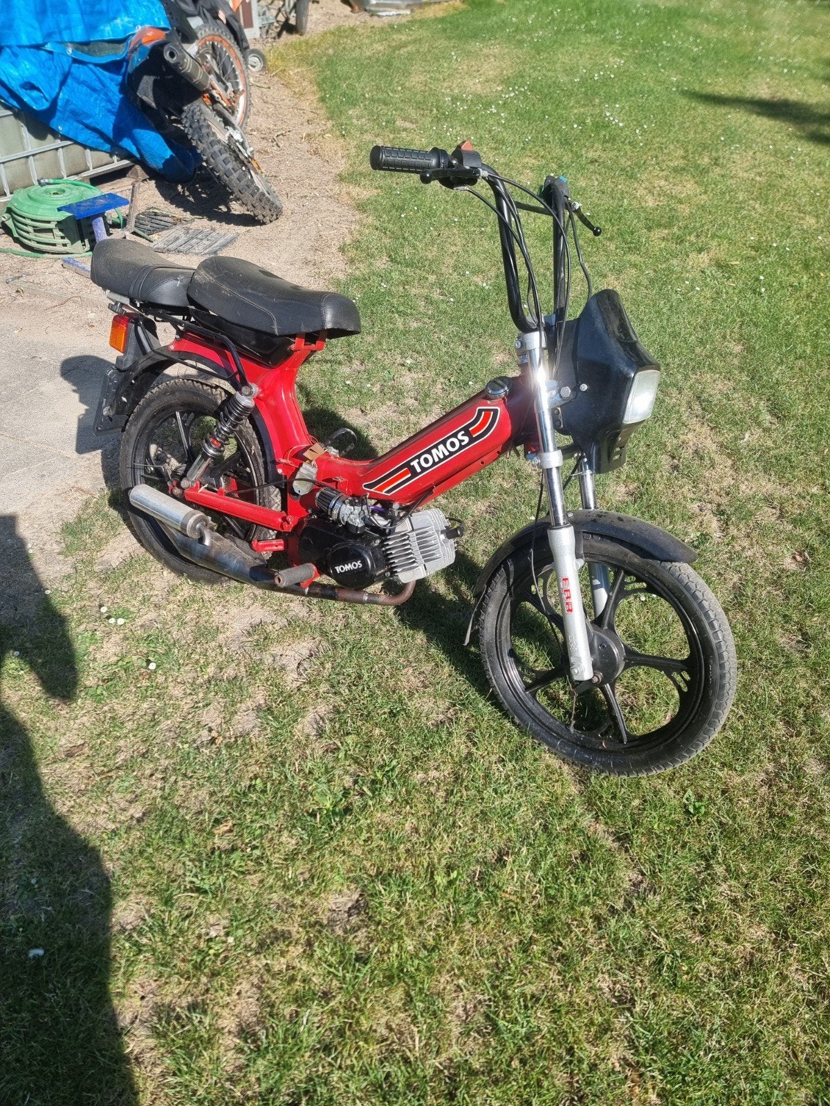 Tomos a35 65 cc met een berg onderdelen, Fietsen en Brommers, Brommers | Tomos, Standard, Ophalen