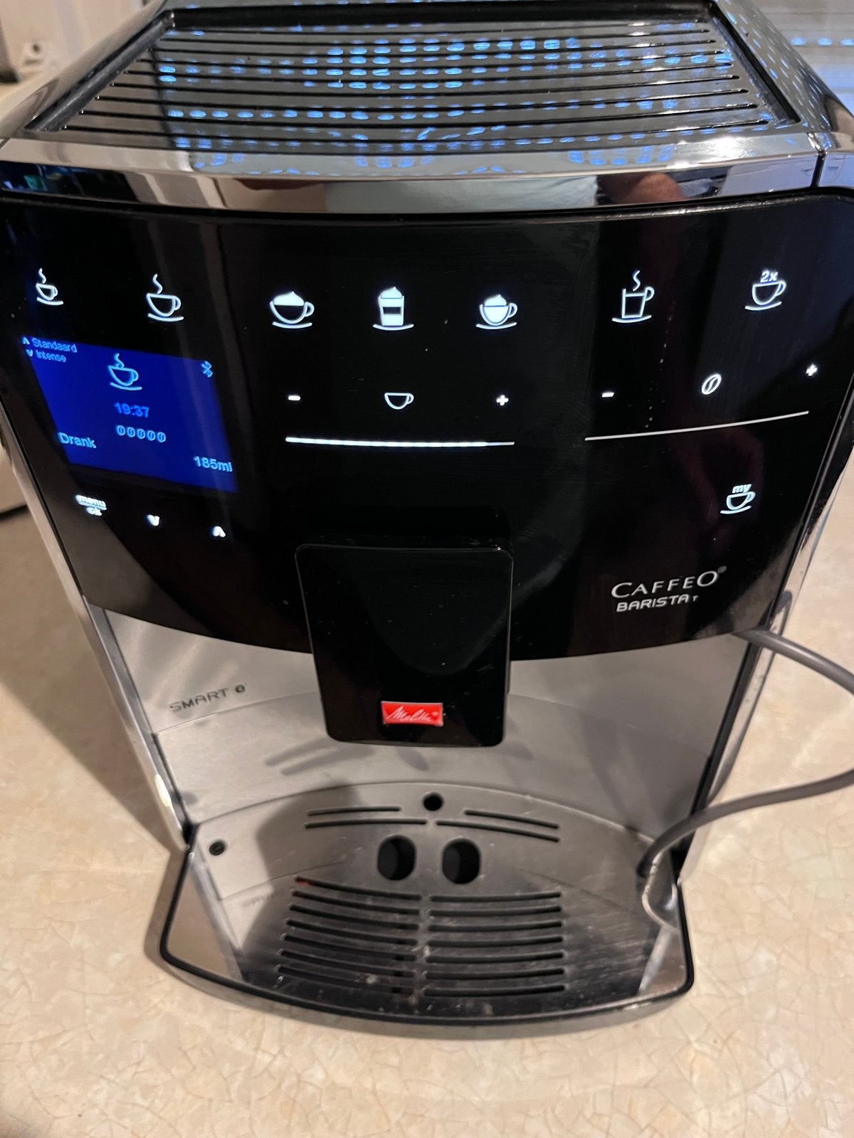 Melitta Caffeo Barista TS Smart volautomatische koffiemachin, Ophalen, Afneembaar waterreservoir, 10 kopjes of meer, Koffiemachine