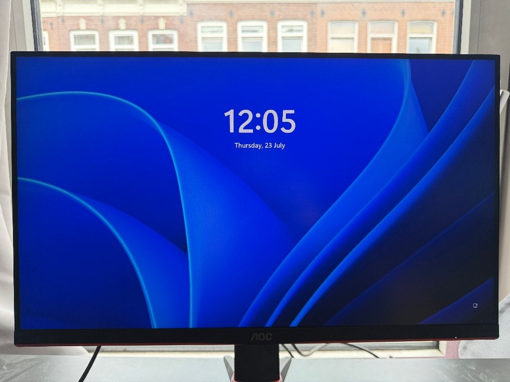 AOC Q24G2A Gaming Monitor – 1440p (QHD) / 165Hz, Computers en Software, Monitoren, Gebruikt, IPS, Kantelbaar, AOC