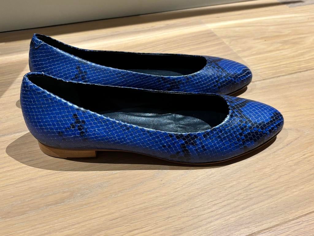 Angelo Zanchetti leren ballerina’s maat 38, Ophalen of Verzenden, Zo goed als nieuw