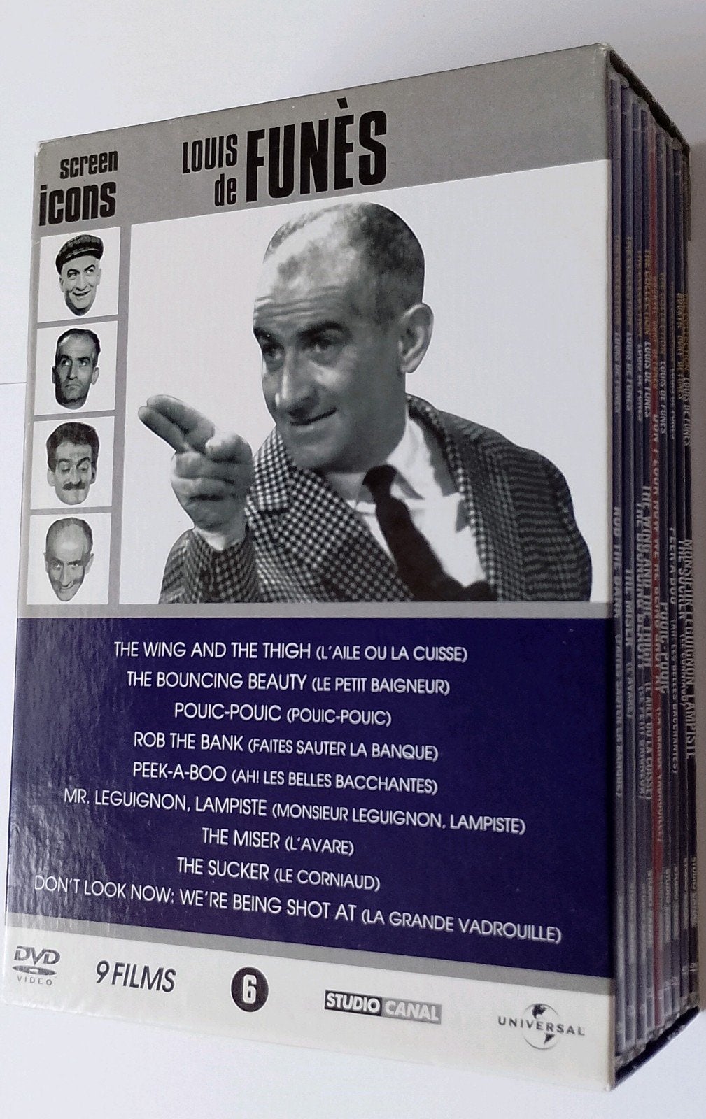 Louis de Funes prachtige verzamelbox 9 films: NIEUWSTAAT!, Klassieker, Alle leeftijden, Nederlands, Ophalen of Verzenden