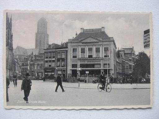 P182 Zwolle - Groote Markt, Verzenden, 1920 tot 1940, Ongelopen, Overijssel