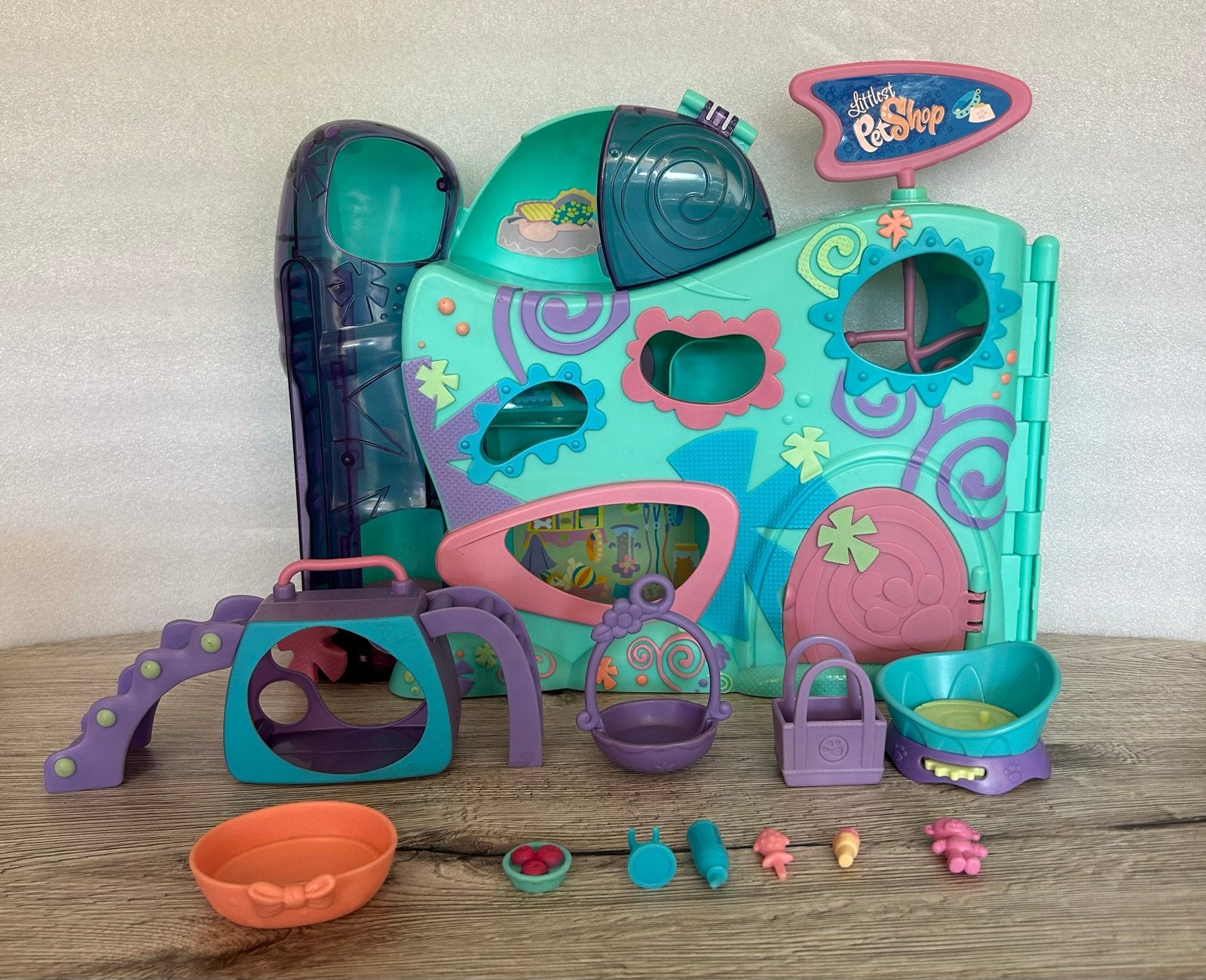 Littlest Pet Shop Playful Paws Pet Daycare speelset, Ophalen of Verzenden, Gebruikt, Meisje