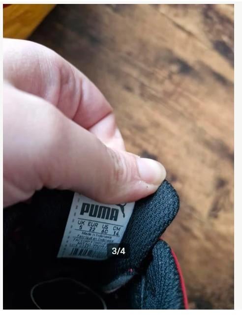 Rode Ferrari schoenen maat 22 h4, Jongen of Meisje, Puma, Ophalen of Verzenden, Zo goed als nieuw