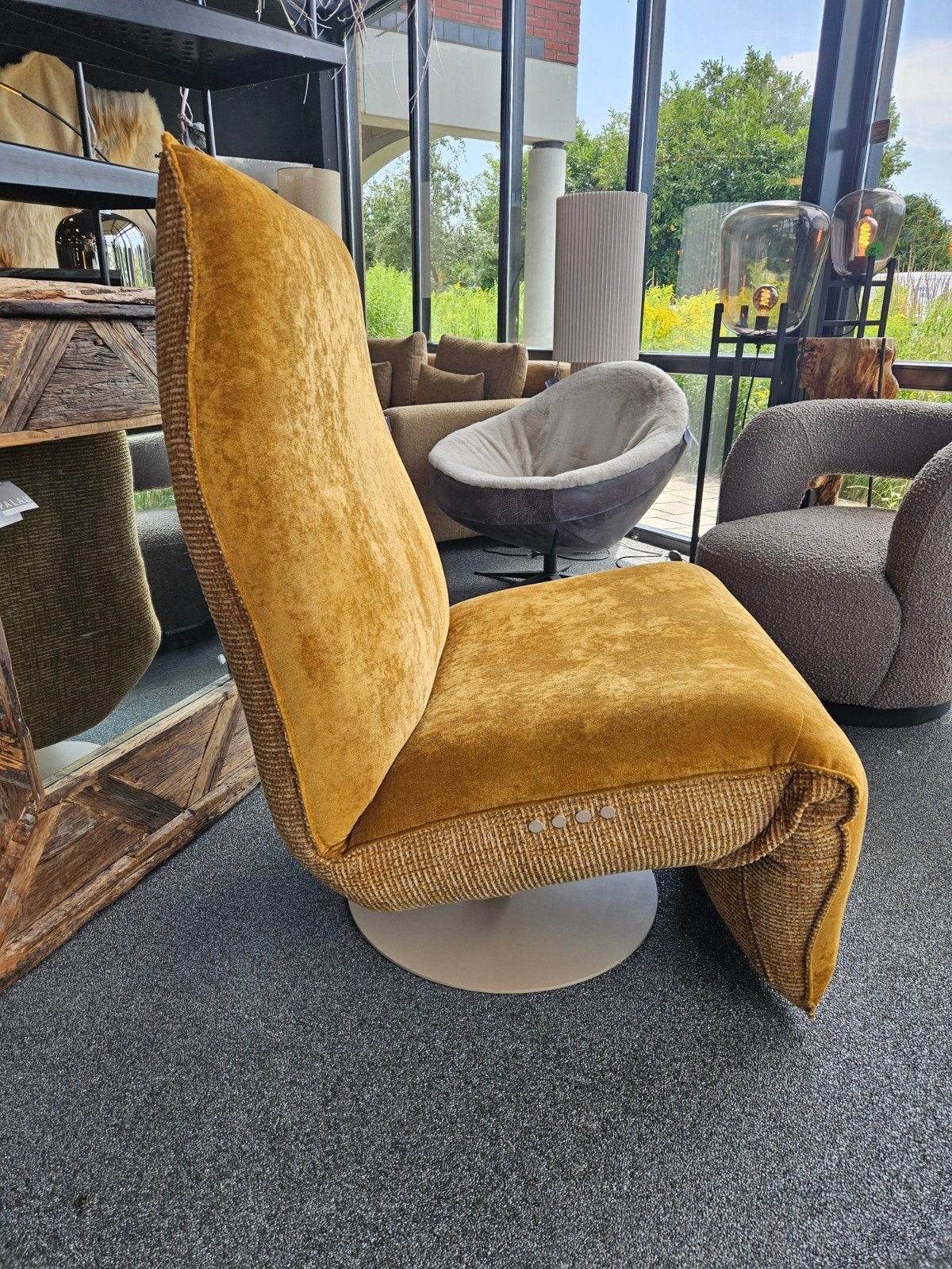 Relax fauteuil MERLE Chill-line opruiming, Verzenden, Nieuw, Leer, 50 tot 75 cm