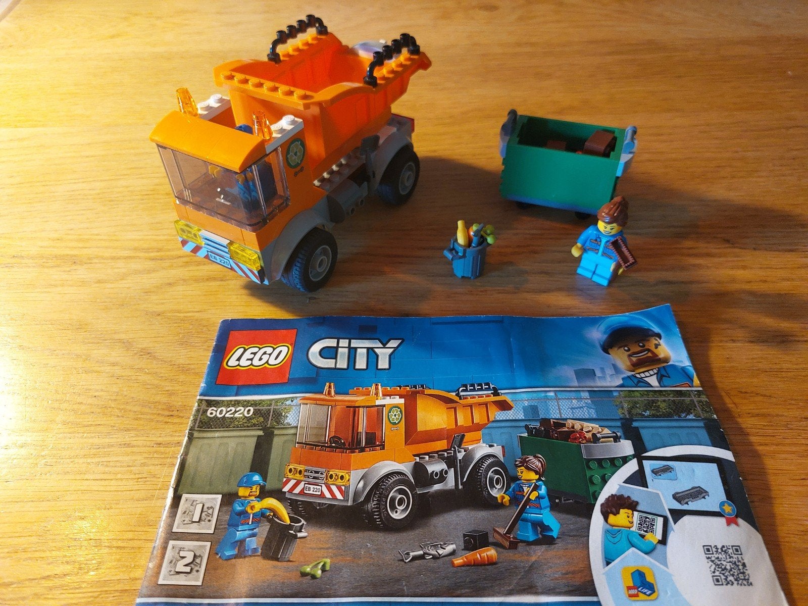 LEGO City,  Set 60220, Vuilniswagen, Ophalen, City, Lego, Compleet