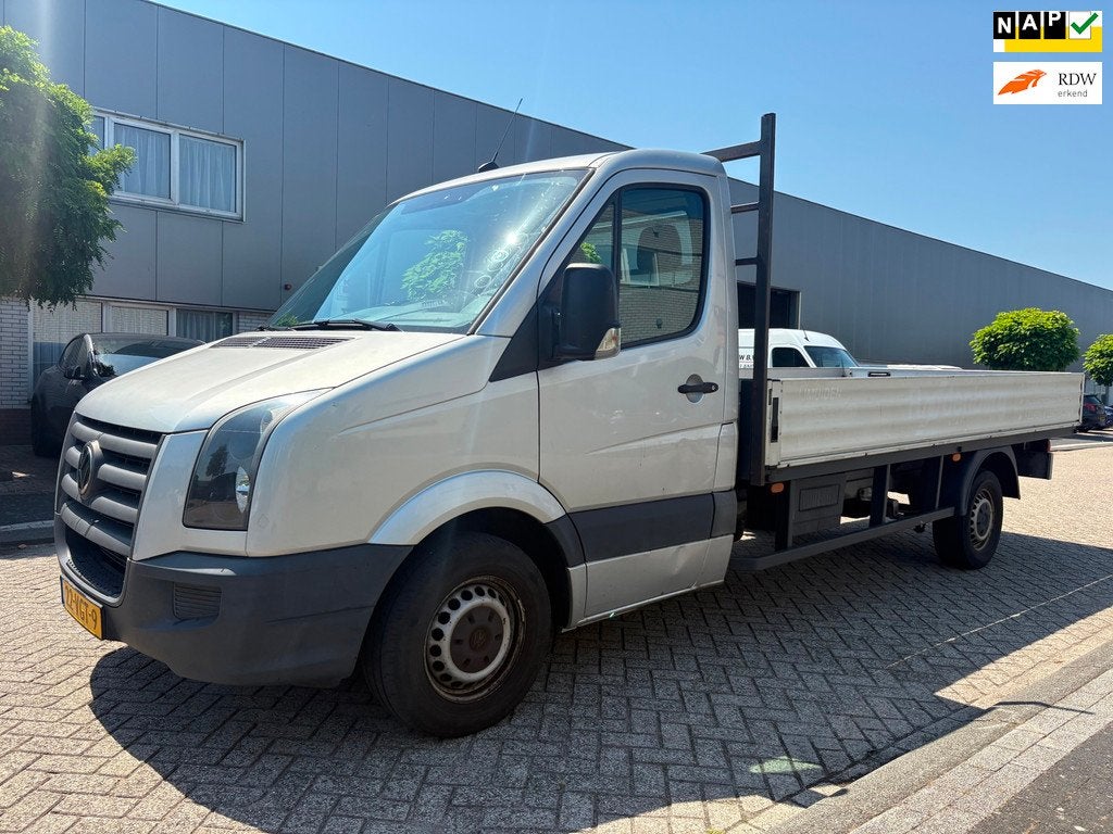 Volkswagen Crafter 35 2.5 TDI Open Laadbak | 131.084 KM | 1e, Auto's, Bestelauto's, Gebruikt, Zwart, Volkswagen, 2800 kg