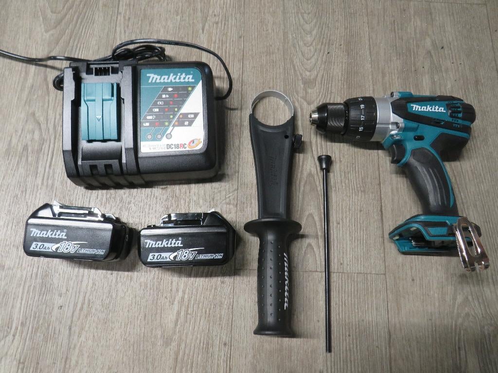 Makita DHP458 18V Li-ion accu klopboor-/schroefmachine accus, Makita, Nieuw, Zandhaarweg, Ophalen of Verzenden