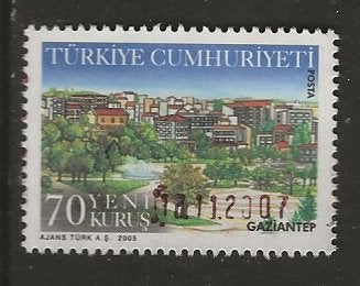 Turkije 67, stad, Verzenden, Overige landen, Gestempeld