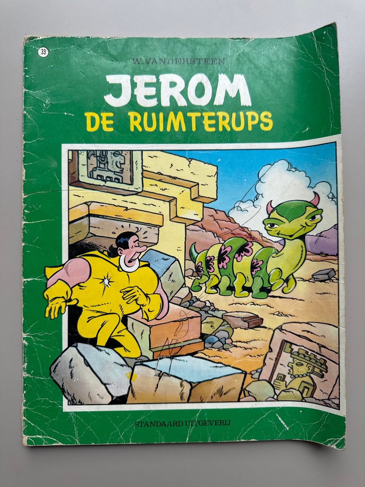 Jerom de Ruimterups nummer 33 - W. Vandersteen, Eén stripboek, Ophalen of Verzenden, Gelezen