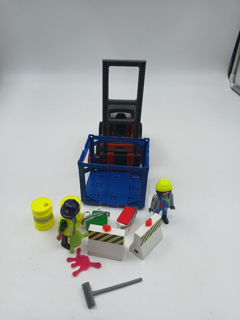 Playmobil 70772 vorkheftruck met lading, Gebruikt, Complete set, Voertuig, Ophalen of Verzenden