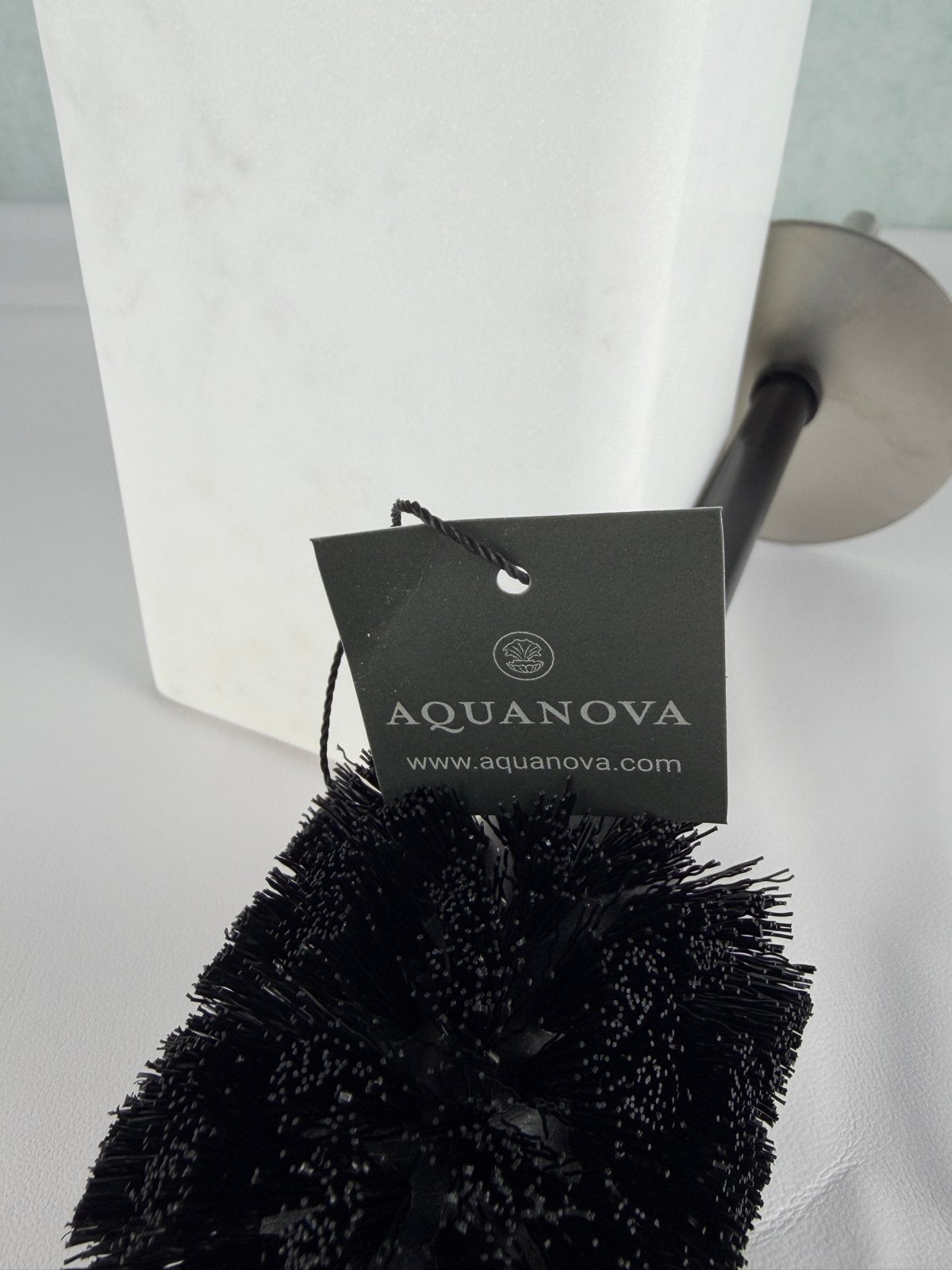Aquanova Hammam Toiletborstelhouder Wit Natuursteen, Toilet-accessoire, Nieuw, Support@aquanova.com, Ophalen of Verzenden