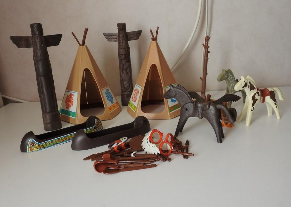 playmobiel  Indianendorp, Kinderen en Baby's, Speelgoed | Playmobil, Gebruikt, Verzenden
