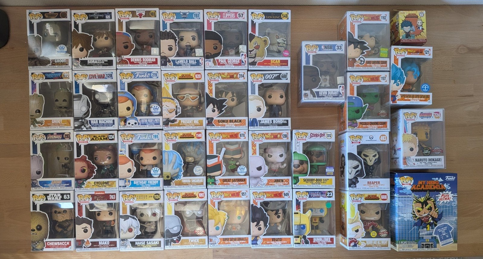 Collectie funko pops inclusief grails, Ophalen, 1:35 tot 1:50