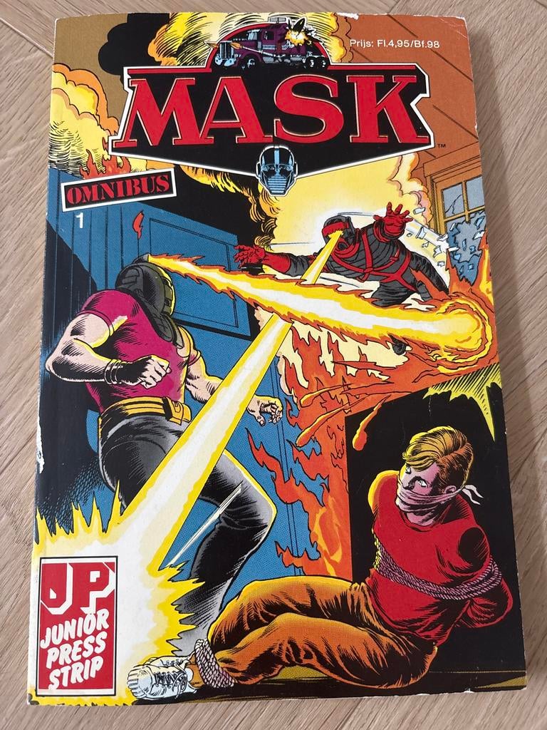 M.A.S.K. Omnibus 1 1985 - Junior Press Strip, Boeken, Stripboeken, Eén stripboek, Ophalen of Verzenden, Gelezen
