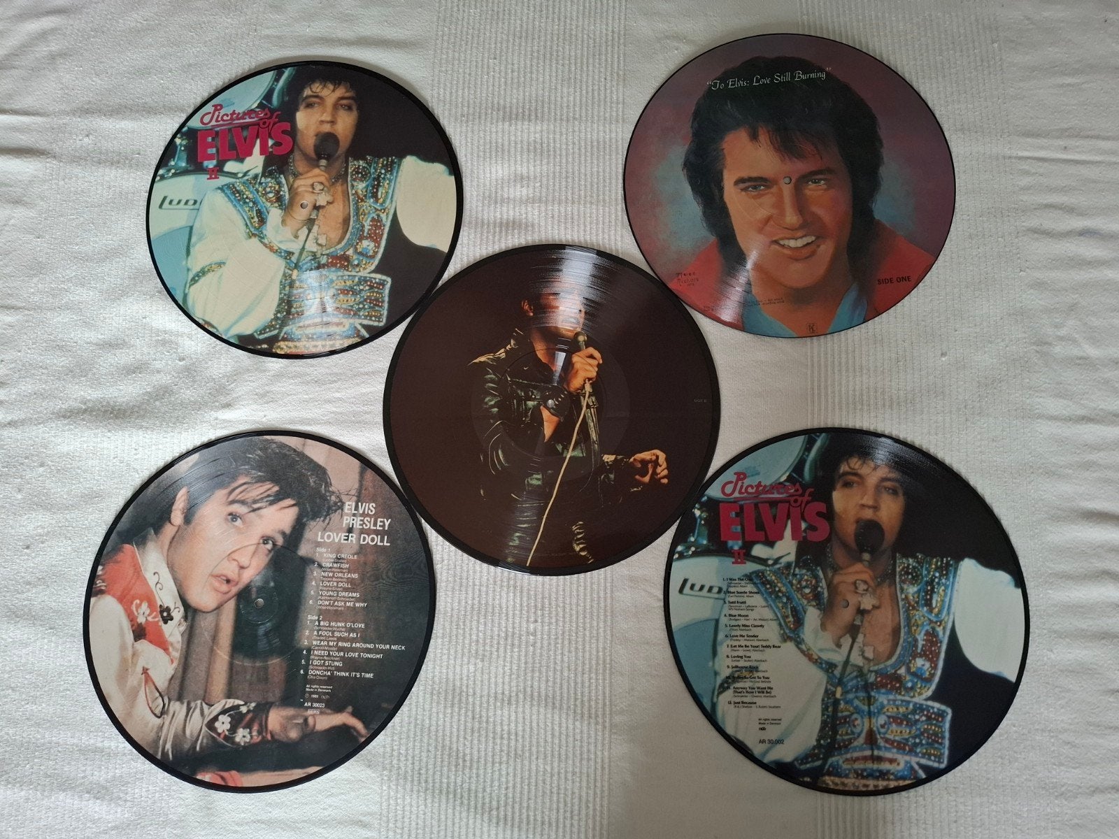Elvis Presley D.i.v. mooie Pictures LP's  zeer gaaf z.g.a.n., LP, Gebruikt, Ophalen of Verzenden, Picture disc