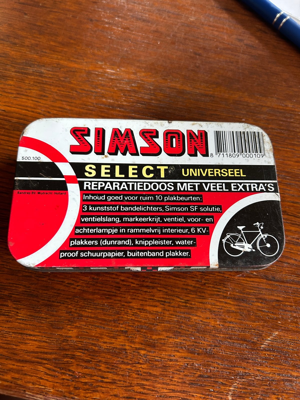 Simson Select Universeel Reparatiekit voor Fietsbanden, Fietsen en Brommers, Ophalen of Verzenden, Gebruikt