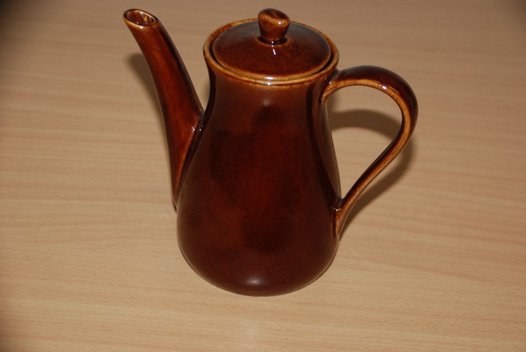 Koffiepotje.                     Kleur: bruin., Huis en Inrichting, Ophalen of Verzenden, Steen/keramiek, Bruin, Overige typen