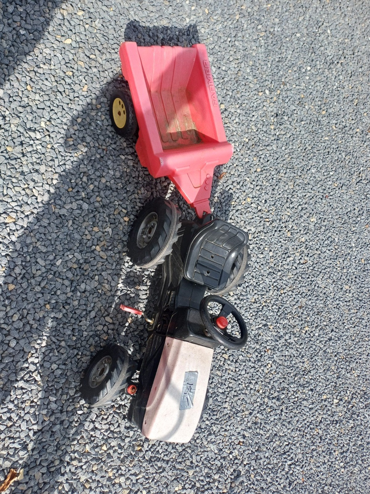 traptrekker met kar., Ophalen, Tractor of Landbouw, Overige merken