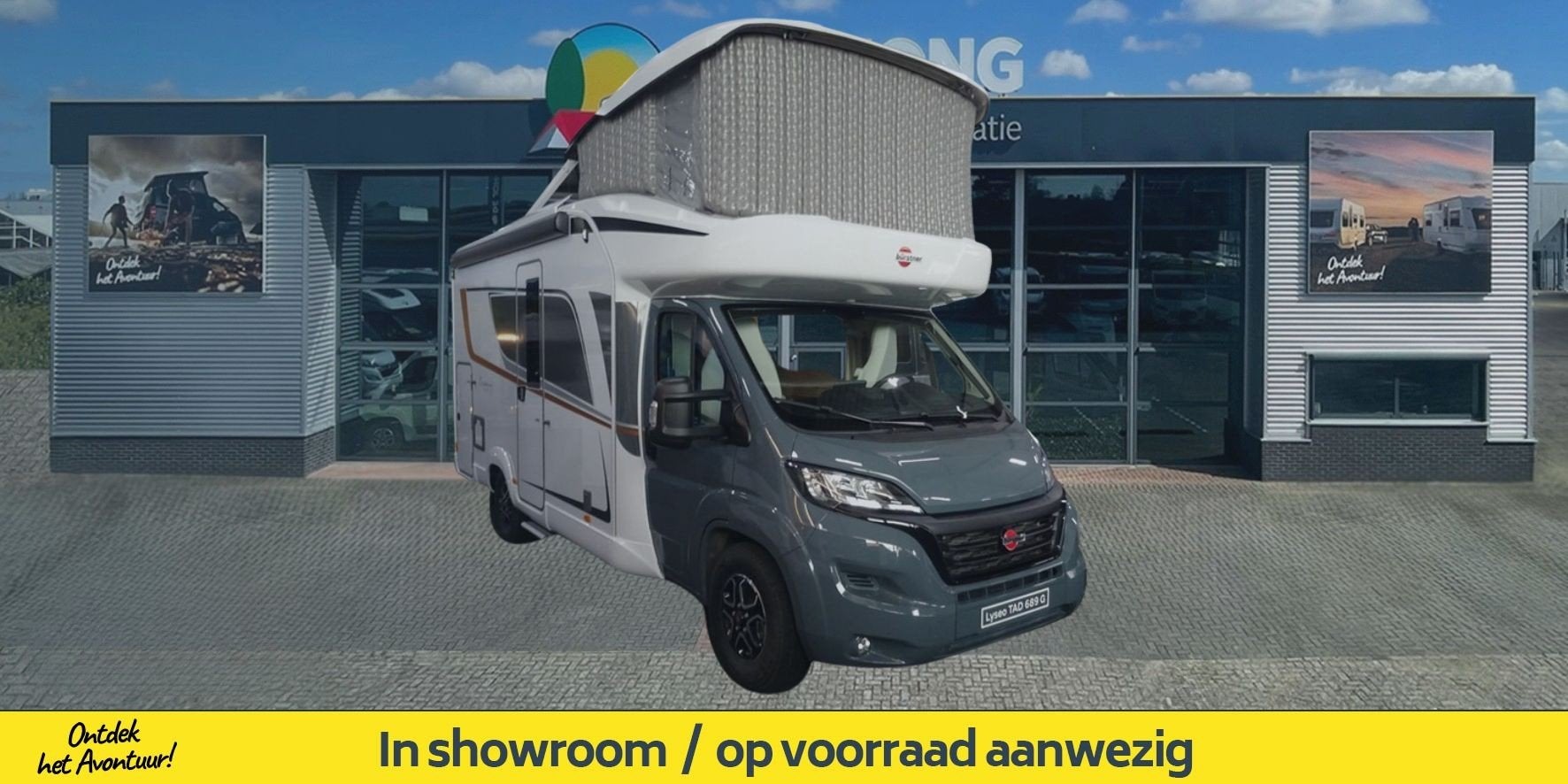 Bürstner Lyseo Gallery TD 689 Fiat (bj 2024), Caravans en Kamperen, 6 tot 7 meter, Bedrijf, Tot en met 3, Bürstner