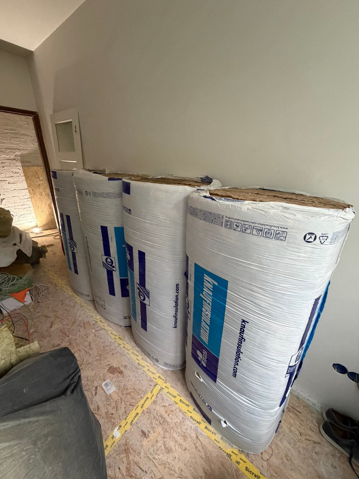 Knauf Acoustifit 4x 120mm, Ophalen, 12 cm of meer, Zo goed als nieuw, Minder dan 5 m²