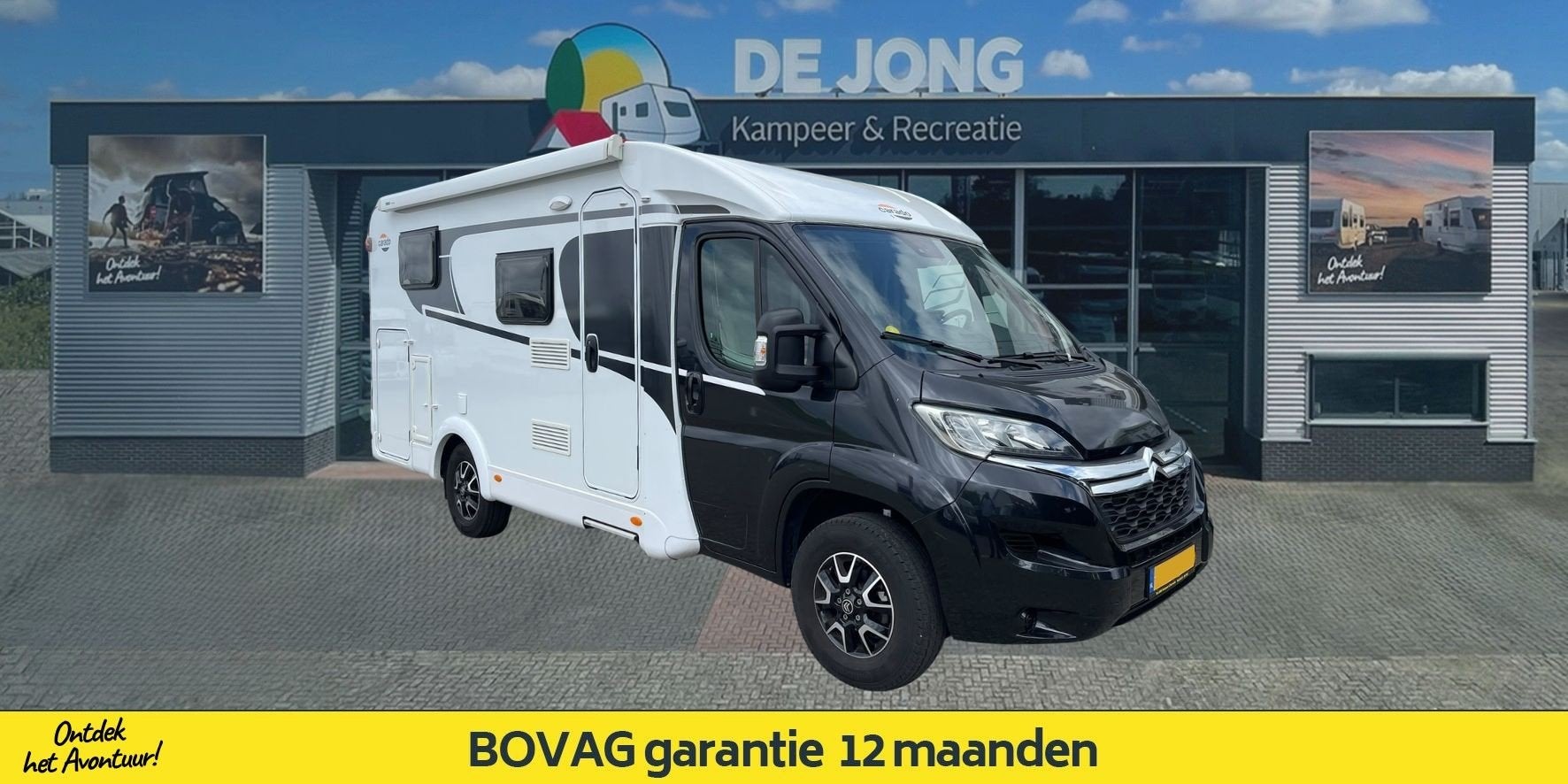 Carado V 337 Citroen (bj 2021), Caravans en Kamperen, Hordeur, Tot en met 2, 6 tot 7 meter, Bedrijf