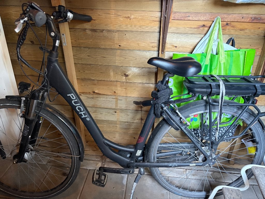 Elektrische fiets merk Puch, Zo goed als nieuw, 51 tot 55 cm, 30 tot 50 km per accu, Ophalen