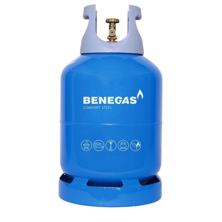 Benegas Light Comfort Steel 9.5kg Fles+Vulling, Ophalen, Nieuw