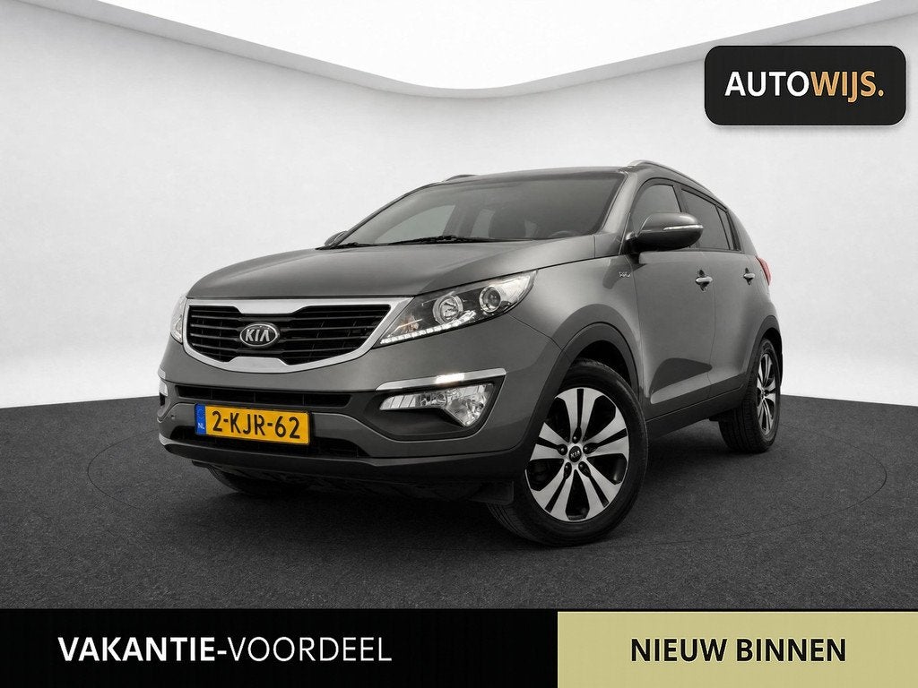 Kia Sportage 2.0 aut. X-clusive 4WD |Leder|Trekhaak|AUT, Auto's, Automaat, Gebruikt, Zwart, 4 cilinders