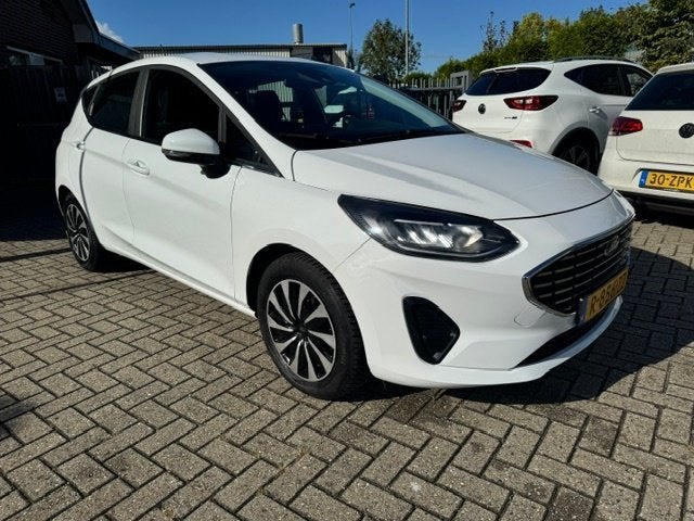 Ford Fiësta 1.0 Ecoboost Hybrid 125pk 2023 Wit, Auto's, Voorwielaandrijving, Stof, Zwart, 1133 kg