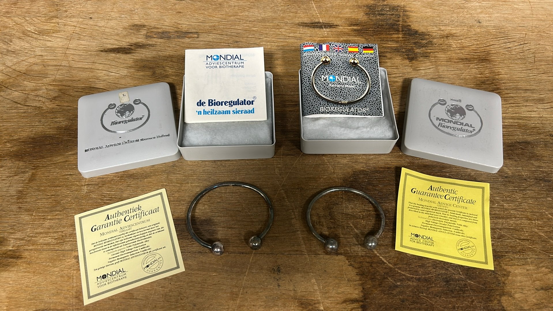 De Bioregulator. Mondial. 5,5 en 6 cm doorsnede., Sieraden, Tassen en Uiterlijk, Armbanden, Ophalen of Verzenden, Zo goed als nieuw