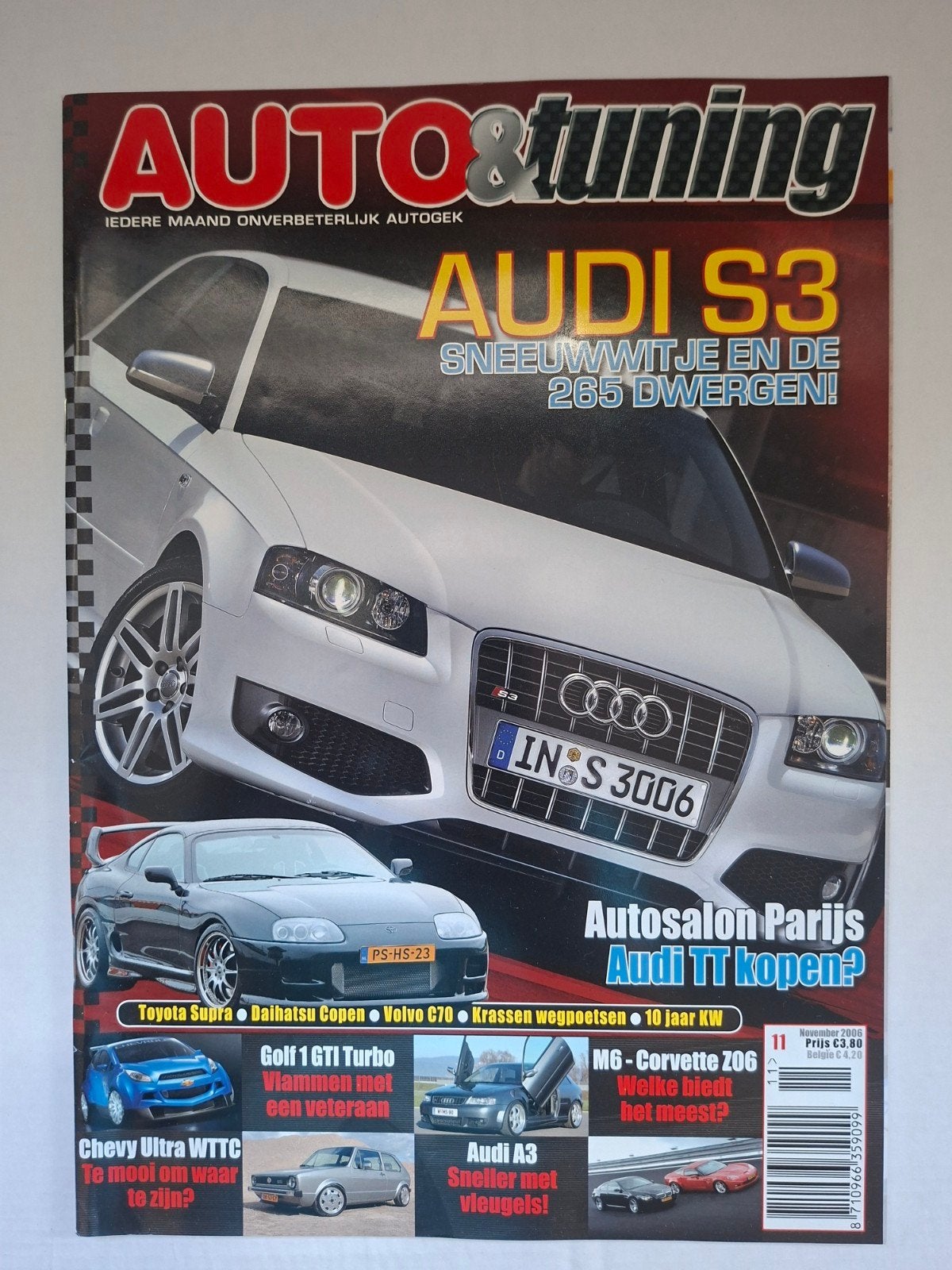 Auto & Tuning Magazine - November 2006 - Audi S3, Boeken, Ophalen of Verzenden, Zo goed als nieuw, Audi