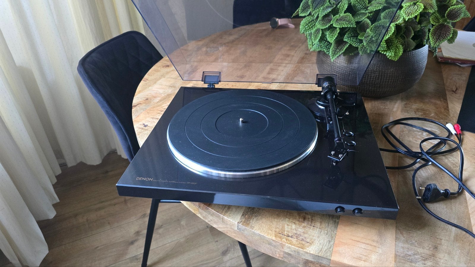 Denon DP-300F, Automatisch, Zo goed als nieuw, Platenspeler, Ophalen
