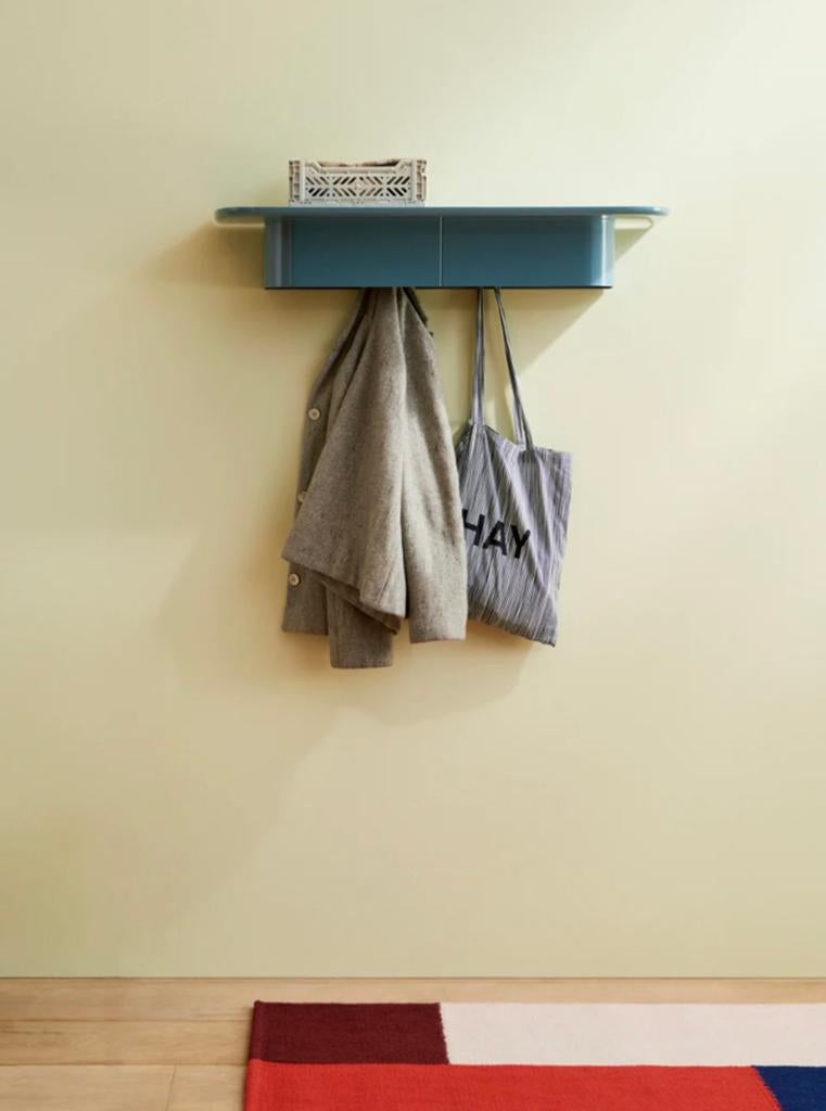 Nieuwe Hay Korpus Plank met Kapstok - Sea (Medium) NIEUW!, Huis en Inrichting, Woonaccessoires | Kapstokken, Wandkapstok, Nieuw